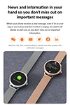 Slim Thin Round Fitness Watch For Ladies