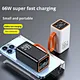 mini 20000mah power bank 66w super charge for iphone/samsung