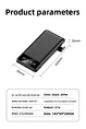 Portable Power Bank Fast Charging 10000mAh Built in Type C