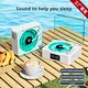 Retro Vinyl Record Player Bluetooth Speaker with 7 White Noise  soothing sounds sleep machine