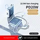 portable outdoor  mini size power bank 10000mAh with  cable