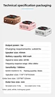 Retro Smart Wireless Speakers Voice Control  wooden Portable Desktop Audio for Phone Computer Rec