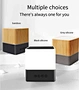bamboo bluetooth speaker with  light with  bamboo RGB light for outdoor party