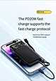 charger 10000mah  power bank with built  AC plug