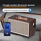 High Quality Subwoofer Retro Bluetooth Speaker Wireless Portable Sound Box Speaker Bluetooth