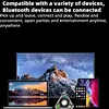 Transparent Bluetooth Speaker Outdoor Powerful Loudspeaker Soundbar Wireless TWS Stereo Music Player