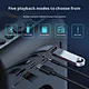 portable Dual Mic  Bluetooth Speaker with LED Party Lights Mini Wireless Karaoke Speaker for party