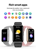 long-shaped  smart bracelet Bluetooth Call Health smart watch