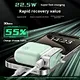 3-in-1 10000mAh Power Bank with AC Plug  Built-in Cables