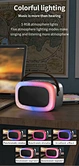 RGB LED lighting speaker  music fighter wireless bluetooth mini speaker karaoke Bluetooth speaker
