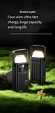 30000mAh Power Bank with Built-in Cables
