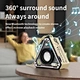 Transparent Bluetooth Speaker Outdoor Powerful Loudspeaker Soundbar Wireless TWS Stereo Music Player