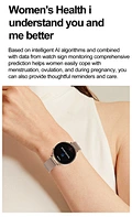 Ultra Thin Slim Body smart watch For Women