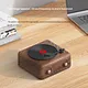 Retro Smart Wireless Speakers Voice Control  wooden Portable Desktop Audio for Phone Computer Rec