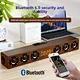 6 speakers bluetooth soundbar  best sounding 6-speaker wooden bluetooth speaker
