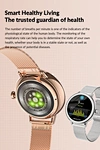 Slim Thin Round Fitness Watch For Ladies
