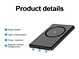 ultra thin magnetic wireless power bank 5000mah for