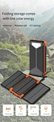 foldable panels solar charger power bank with Portable Solar Panel