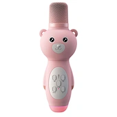 Portable Kids Karaoke Condenser USB Microphone Cardioid Polar Pattern Noise Cancelling LED RGB Lighting Wireless 5-8 Hours