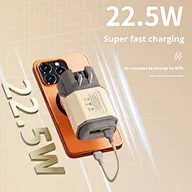 AC plug power bankType-C input power bank Li-polymer battery