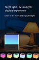 bamboo bluetooth speaker with  light with  bamboo RGB light for outdoor party