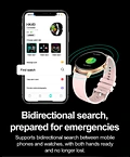 Fashion NFC Smart Sports Watch AI Assistant AMOLED HD Display Heart Rate Oximetry Compass IP68 Waterproof-New Answer Call SDK
High-precision GPS Outdoor Sports Smart watch  with NFC and Geomagnetic compass 3ATM depth waterproof to 30 Meters for Swimming