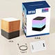 bamboo bluetooth speaker with  light with  bamboo RGB light for outdoor party