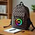 Multifunctional Outdoor Backpack RGB LED Lighting for Speaker Portable Power Bank IPX5 Waterproof Voice Control 10W