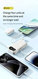 charger 10000mah  power bank with built  AC plug