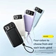 charger 10000mah  power bank with built  AC plug