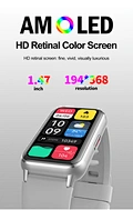 New Design Exquisite long-shaped AMOLED smart bracelet Bluetooth Call Health Monitoring AI Voice Sports Waterproof Smartwatches
AI 1.43 Inch Smart Watch Health Watch Wireless NFC Sport Watch Heart Rate Monitoring Blood Oxygen Monitoring Sleep Monitoring