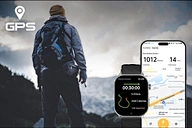 GPS Sports Watch Large HD AMOLED screen for