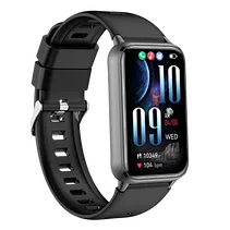 Exquisite Long-Shaped AMOLED Smart Bracelet AI Voice for Bluetooth Call Health Monitoring Waterproof Sports Smartwatches Wearfit