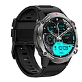 Hot Selling 1.43inch Smart Sport Watch with BT Call Mileage Distance Tracker NFC Password & 410mAh Compass Function