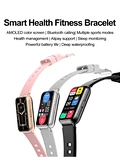 New Design Exquisite long-shaped AMOLED smart bracelet Bluetooth Call Health Monitoring AI Voice Sports Waterproof Smartwatches
AI 1.43 Inch Smart Watch Health Watch Wireless NFC Sport Watch Heart Rate Monitoring Blood Oxygen Monitoring Sleep Monitoring