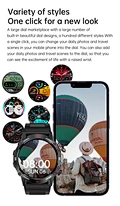 Fashion NFC Smart Sports Watch AI Assistant AMOLED HD Display Heart Rate Oximetry Compass IP68 Waterproof-New Answer Call SDK
High-precision GPS Outdoor Sports Smart watch  with NFC and Geomagnetic compass 3ATM depth waterproof to 30 Meters for Swimming
