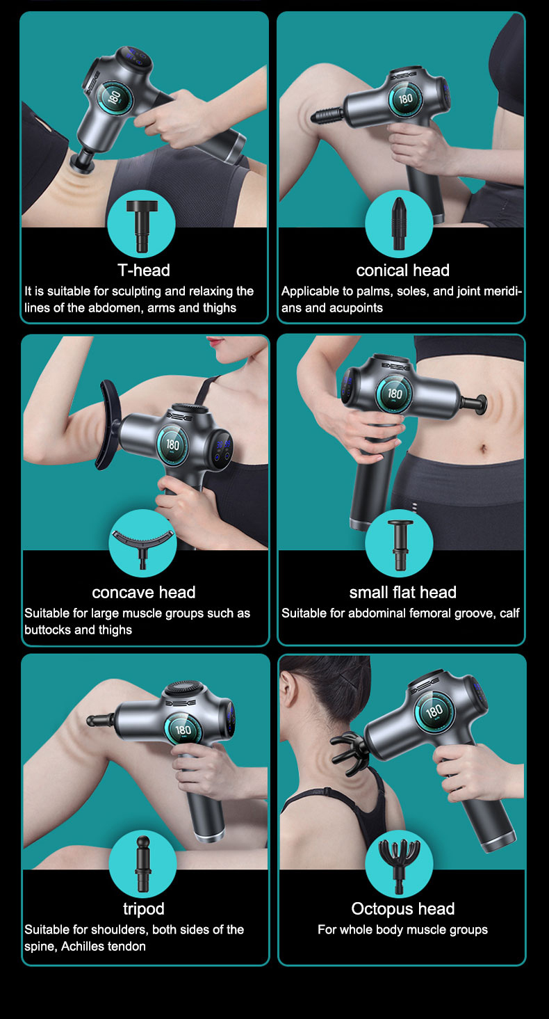 professional massage gun,deep tissue massage gun,electric massage gun