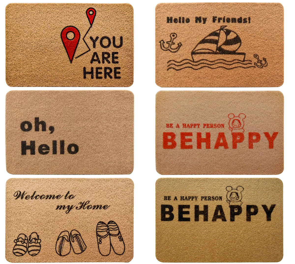 personalized door mat