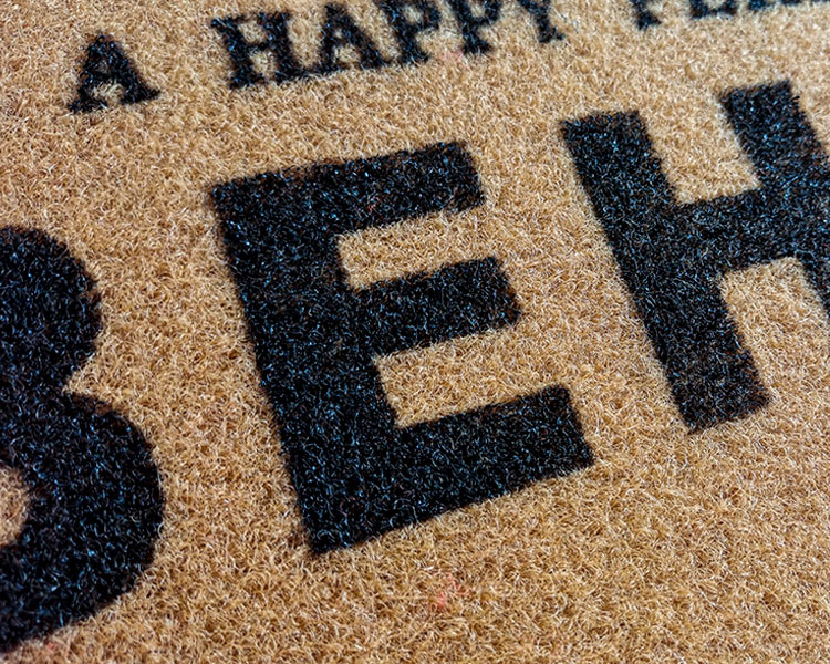 brown door mat