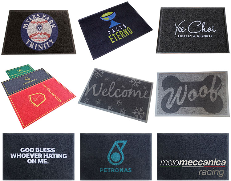 rubber backing door mat