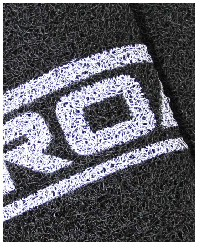 black door mat