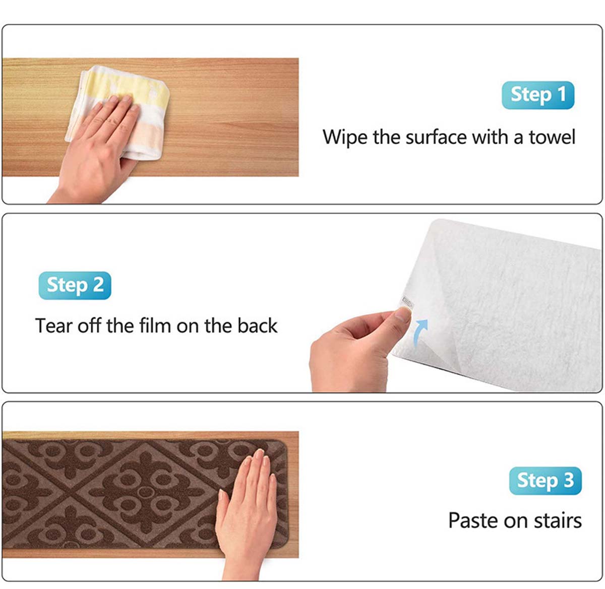 natural fiber stair mat