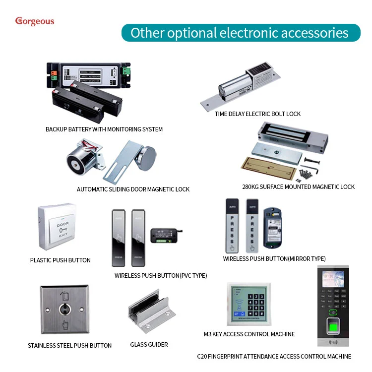 automatic sliding door system accessories