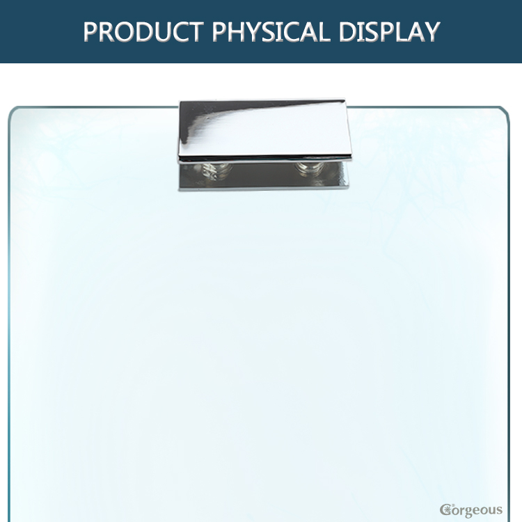 shower glass clamp application