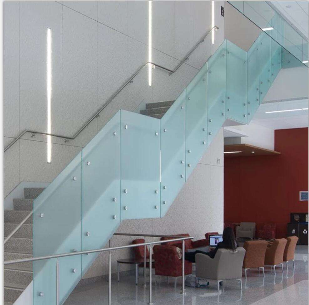 glass railing standoff application