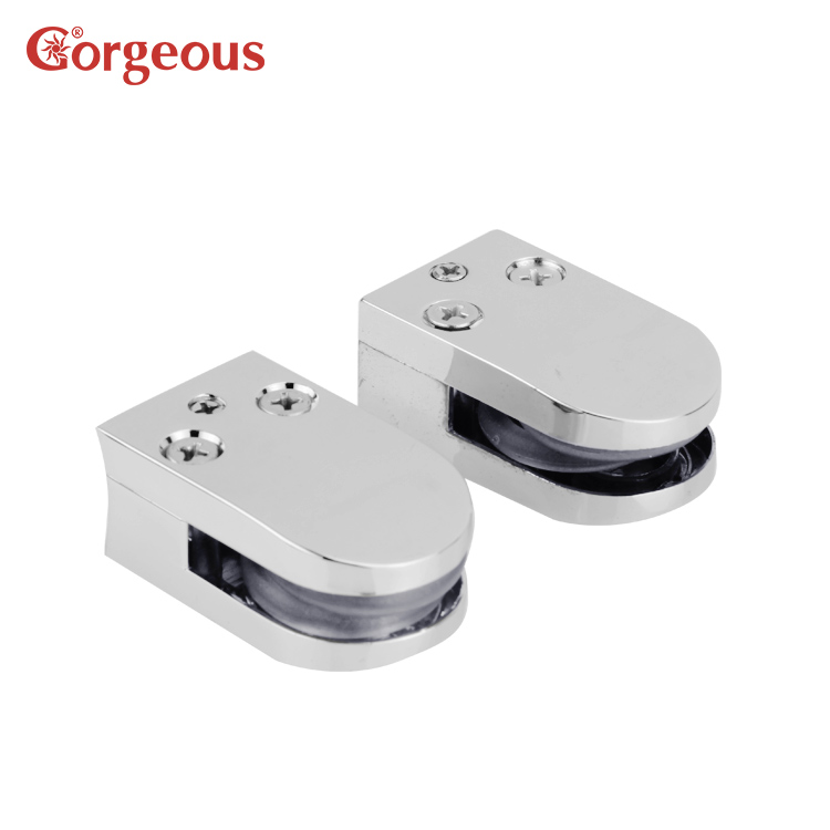 Curved Base Stainless Steel Glass Clamp Railing Large Clamp - C470