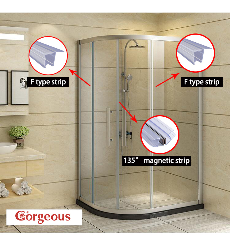 PVC shower seal