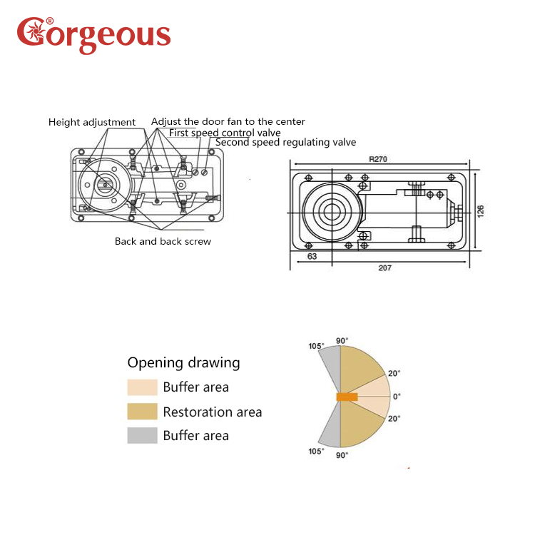 floor spring machine