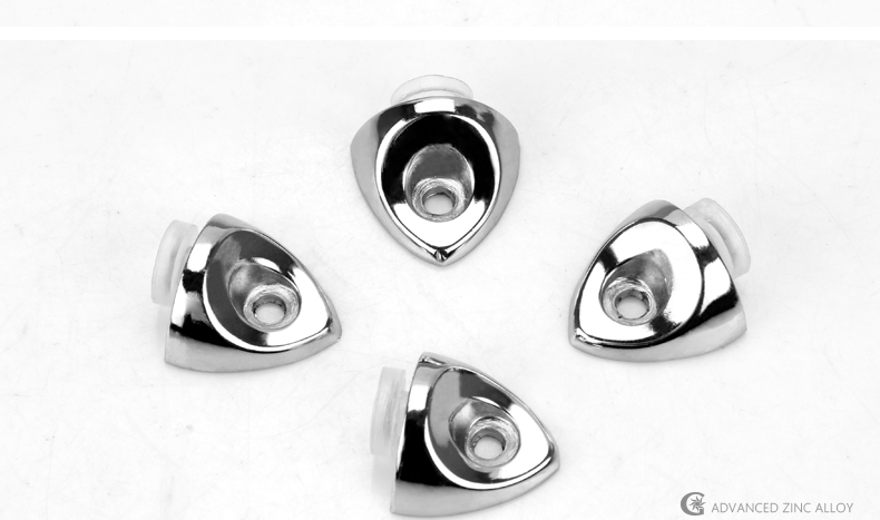 zinc alloy glass shelf support