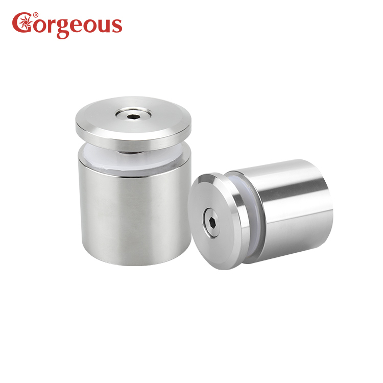 modern glass standoff